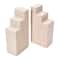 6.5&#x22; Geometric Marble Bookend Set
